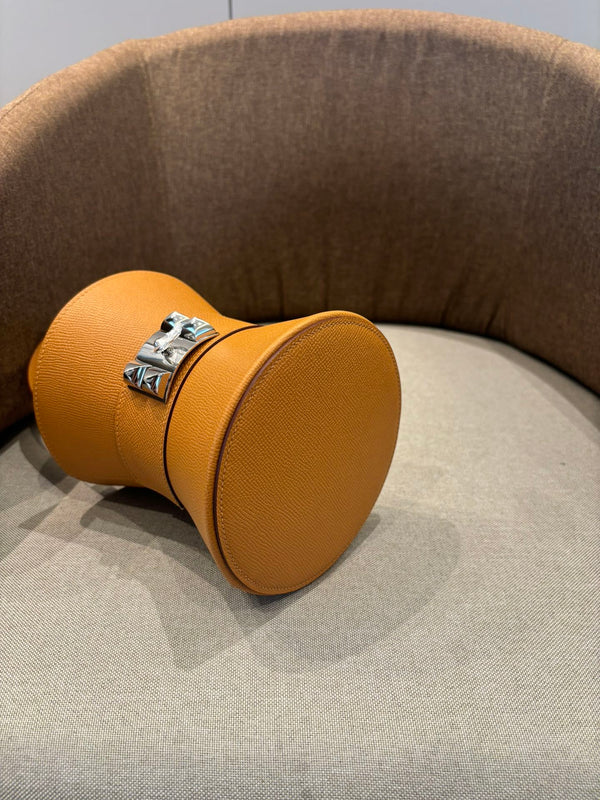 HM Mini Medor Bag Orange Epsom Calfskin 269887