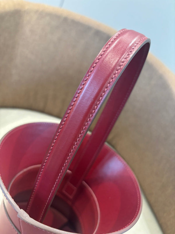 HM Mini Medor Bag Burgundy Epsom Calfskin 269903