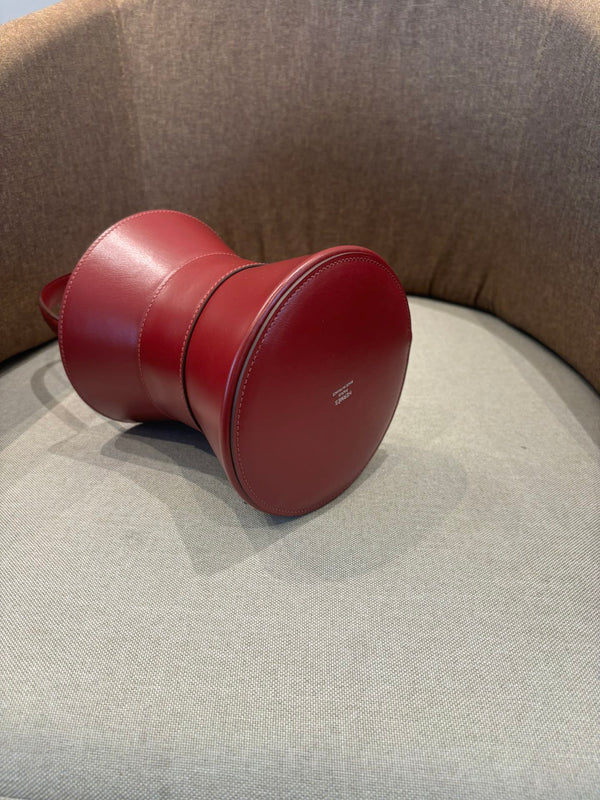 HM Mini Medor Bag Burgundy Epsom Calfskin 269903