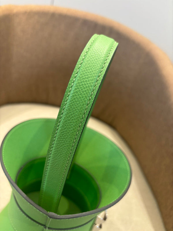 HM Mini Medor Bag Green Epsom Calfskin 269905