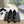 CC Moccasins Plain Black Chain Lambskin