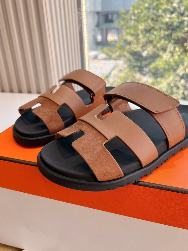 HM Chypre Sandal Clay Brown Calfskin 202819