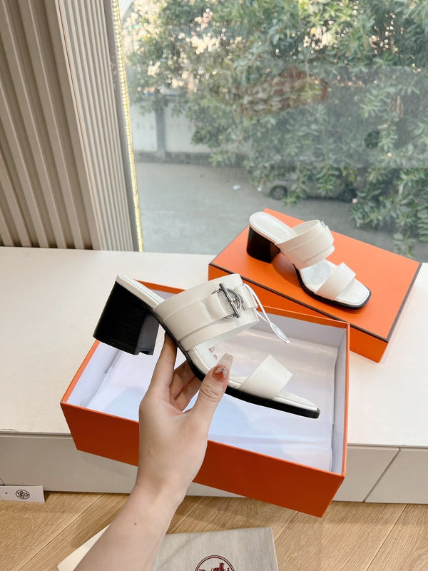 HM Kute 60 Sandal White Cowhide 202824