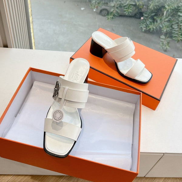 HM Kute 60 Sandal White Cowhide 202824