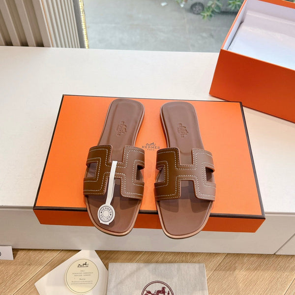 HM 25C Oran Sandal Caramel Brown Leather 202829