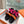 HM 25 Chypre Sandal Orange Red Suede Calfskin Silver H