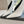 ZIPPER POINTED-TOE HIGH PUMPS IN WHITE WAX-OIL SHEEPSKIN