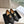 CELINE Buckle Triomphe Loafers Black Leather