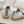 V-STAR SNEAKERS WHITE CALFSKIN WITH BLACK GLITTER STAR