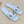 VLOGO CUT-OUT LIGHT BLUE CALFSKIN SLIDE SANDAL