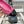 ballet flat pink tweed black patent calfskin
