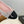 cc 25c ballet flat pink white tweed black grosgrain 233622