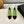 cc 25c ballet flat green tweed black grosgrain 233627