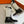 HM Jumping Boot In White Mix Black Calfskin And Burlap  973841