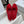 The Row Ballet Flats Bow Red Suede 290737
