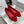 The Row Ballet Flats Bow Red Suede 290737