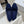 The Row Ballet Flats Bow Dark Blue Suede 290738