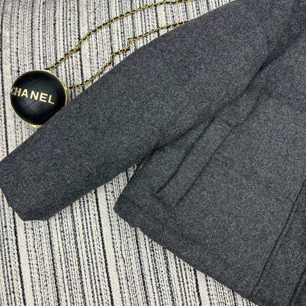 LP 25 Jacket Gray Wool Fabric Down 308188