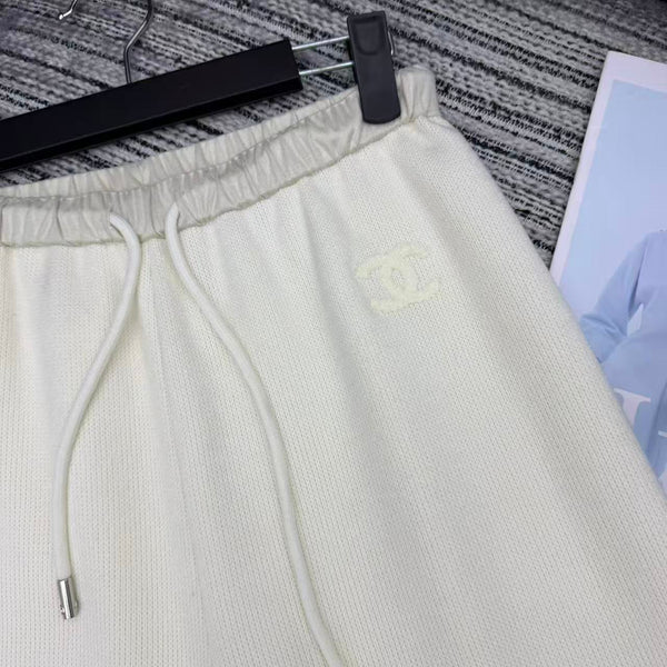 Chanel 2025 Pantalon en Laine Blanc 318974