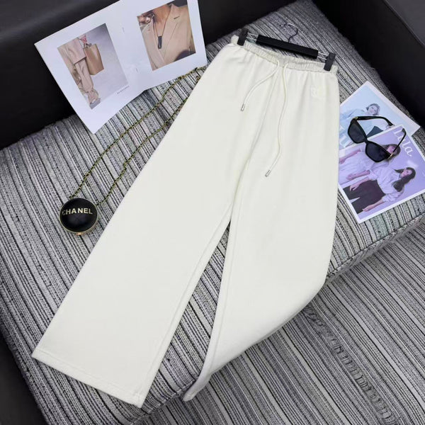 Chanel 2025 Pantalon en Laine Blanc 318974