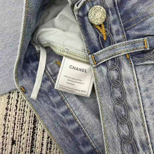 CC Ready-to-Wear Wide-leg Light Blue Denim Jeans 349031