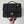 CC 2025 Sac à rabat mini à poignée supérieure en tweed noir