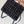 CC 2025 Sac à rabat mini à poignée supérieure en tweed noir