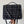 CC 2025 Sac à rabat mini à poignée supérieure en tweed noir