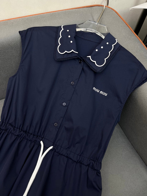 Miu 25C Poplin Dress 214507