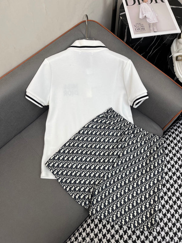 Dior 25C Polo T-Shirt Mix Short Dior Monogram 228677