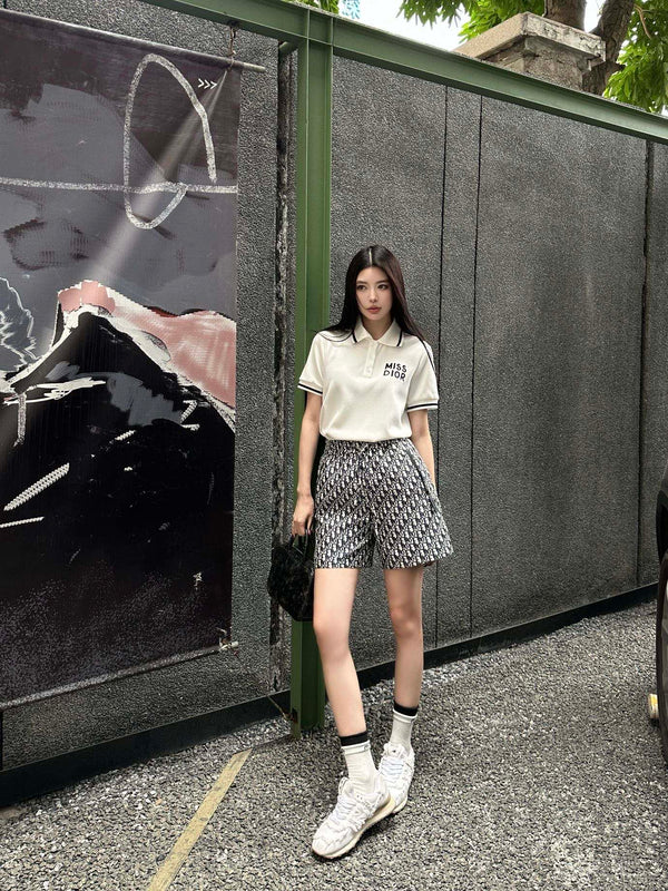 Dior 25C Polo T-Shirt Mix Short Dior Monogram 228677