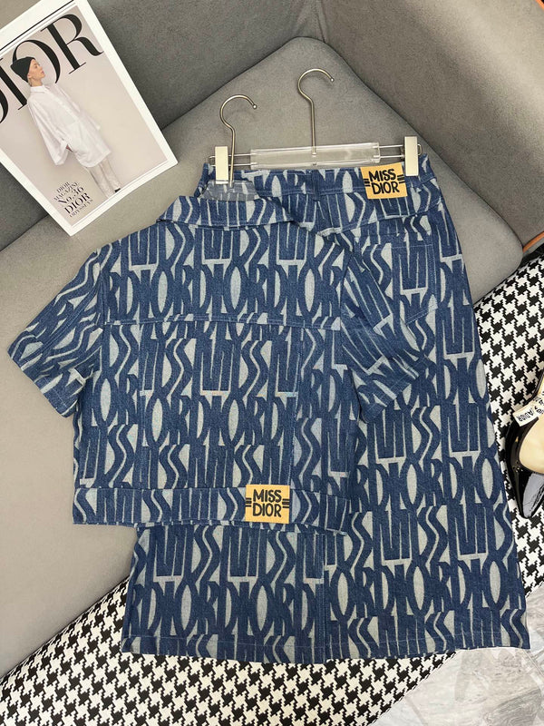 Dior 25C Polo Shirt Mix Long Skirt 228765