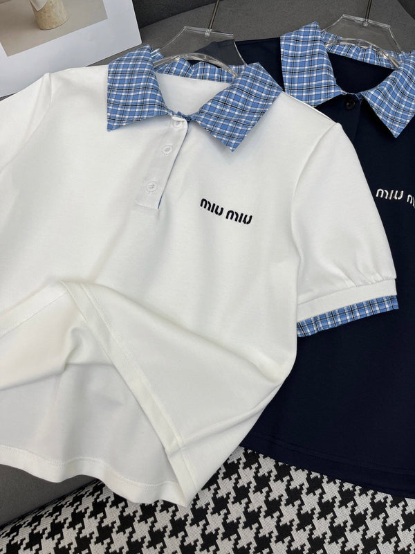 Miu 25C Polo Shirt mix Miniskirt 228549