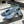 CC 25P Light Blue Black Quilted Denim