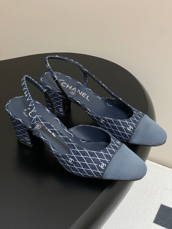 CC 25P Denim trapuntato blu nero