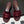 25S Embroidery Double C Mule 50mm Wine Velvet 247574
