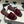 25S Embroidery Double C Mule 15mm Wine Velvet 247579
