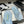 CC 25P Double C 1 Motif Thongs Sandal Baby Blue Sheepskin 247702