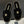 CC 25S Chain Ring Edge Buckle Bag Mule Sandal Black Velvet 247585