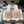 CC 25S Buckle Bag Mule Sandal 50mm Pink Lace Fabric and White Sheepskin 247596