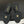 CC 25S Buckle Bag Mule Sandal 50mm Black Fabric and Sheepskin 247600