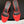 The Row 25S Strap High Heel Mule Sandals 85mm Red Sheepskin 286206