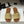 CL Marina Fringed Flat Mule In Caramel Denim 319735