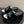 Ciabatte con plateau CC 25 in velluto nero e pelle di pecora 334240