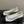 Chanel 25A 55mm Pump Big Chain Double C White Black Sheepskin 393814