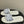 CD 25 Slippers White Gray Fabric 394062