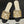 CC 25B Chain Closed Toe Flat Mule Ivory Sheepskin 393889