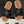 CL 25s Lympia Twisted Sandal Black Brown Sheepskin Plush Cloth 416658