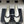 CC 25A Small Bow Ballet Flats White Mix Black Sheepskin 393966