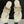 CC 25B Chain Bow Flip-flops Ivory Sheepskin 393986